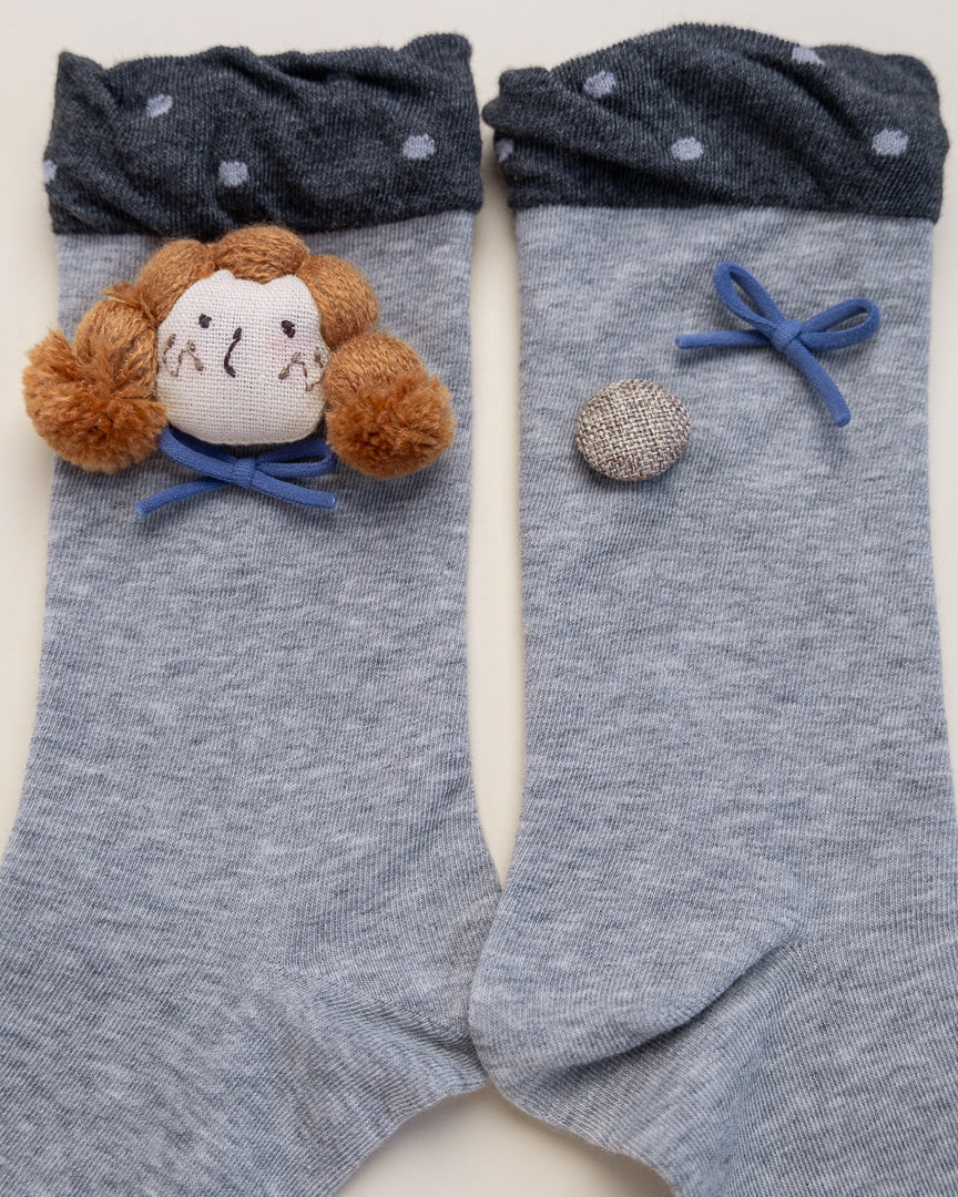Doll Face Women’s Cotton Crew Socks