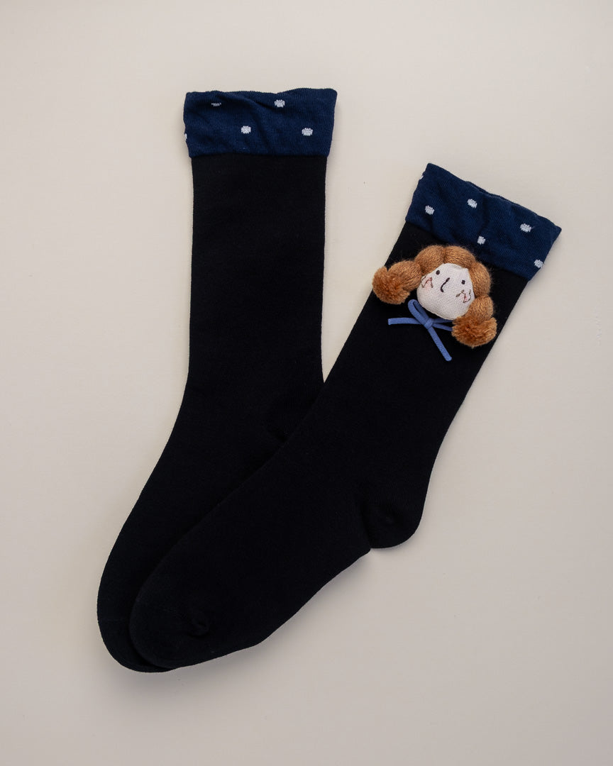 Doll Face Women’s Cotton Crew Socks