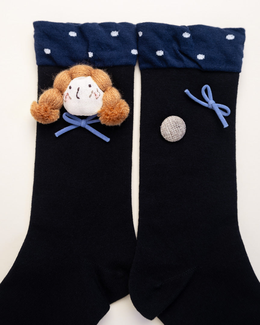Doll Face Women’s Cotton Crew Socks