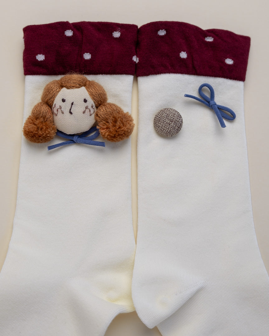 Doll Face Women’s Cotton Crew Socks