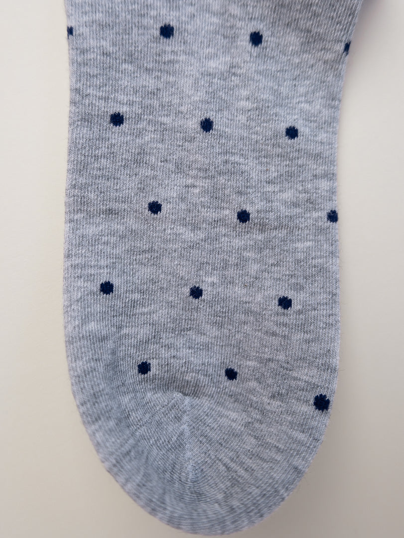 Lace Ruffle Polka Dot Women’s Cotton Crew Socks