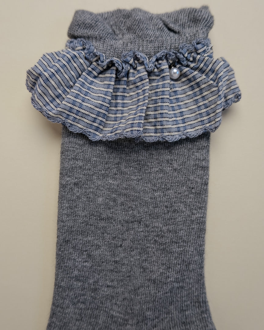 Ruffle Socks Women’s Cotton Crew Socks