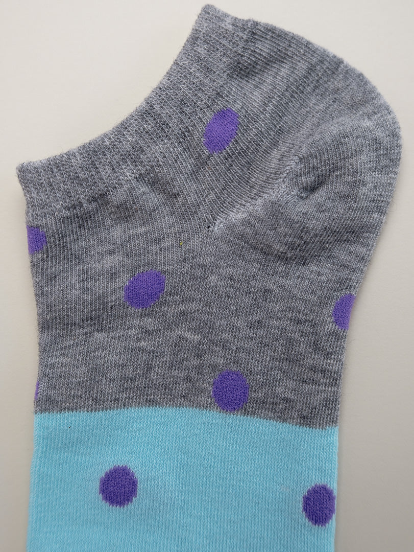 Polka Dot Women’s No Show Socks