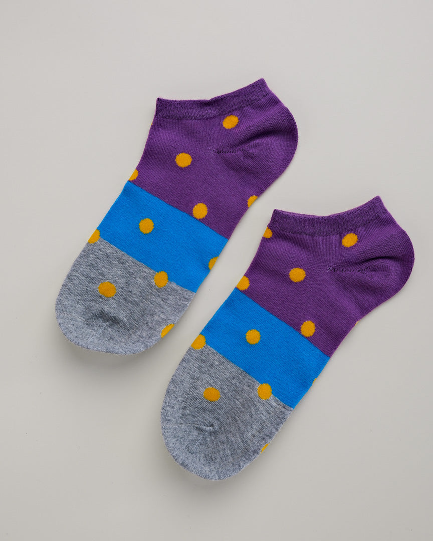 Polka Dot Women’s No Show Socks