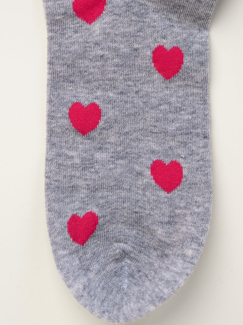 Cat & Hearts – Cute Women’s No Show Socks