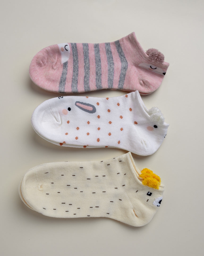 Animal Friends – Women’s No Show Socks