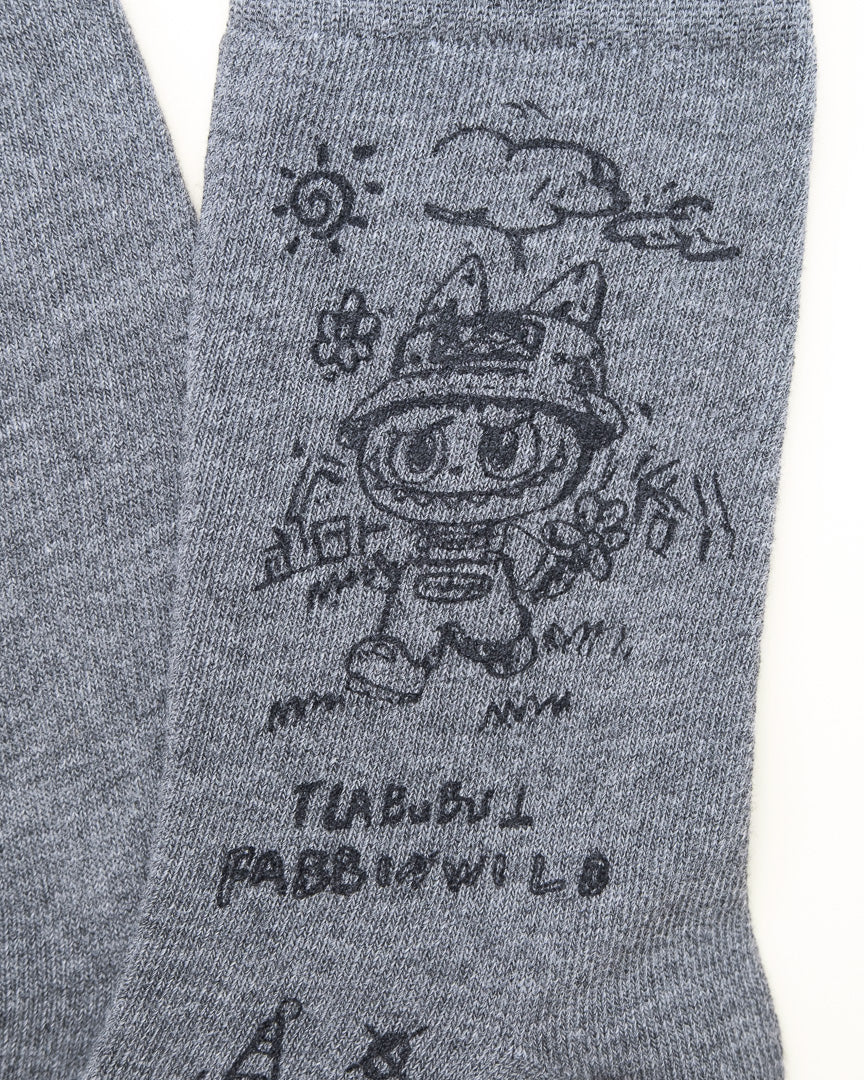 Labubu Graphic – Women’s Crew Socks