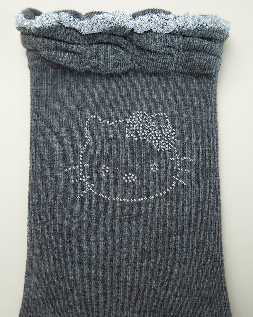 Cute Kitty Face – Women’s Cotton Crew Socks