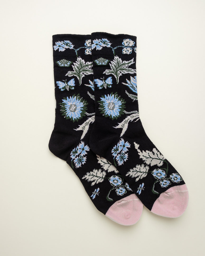 Midnight Garden – Women’s Crew Socks