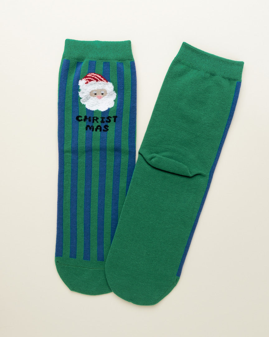 Santa Stripes – Women’s Crew Socks
