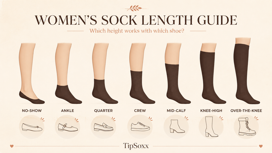 Sock Lengths for Women: Which Height for Which Shoe