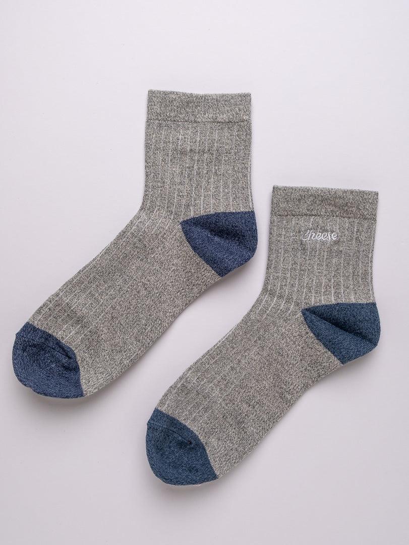 Cheese – Men’s Cotton Crew Socks