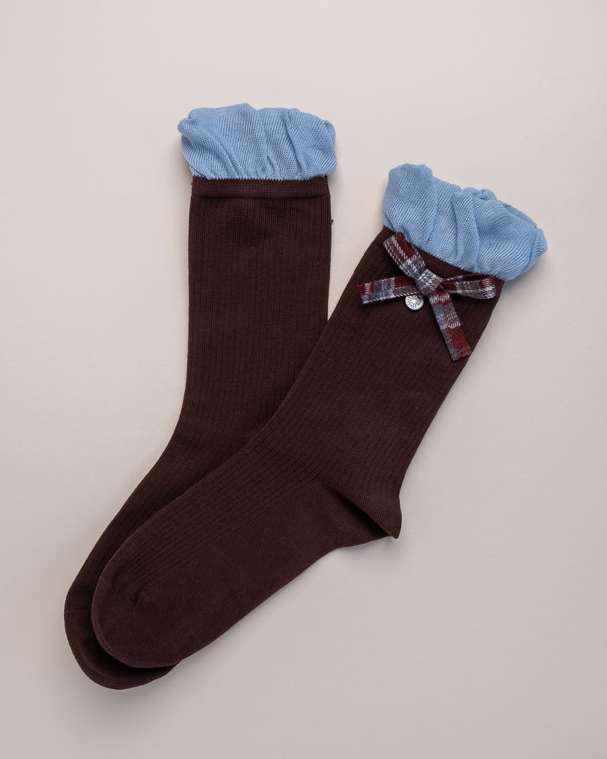 Chic Bow Women’s Cotton Crew Socks