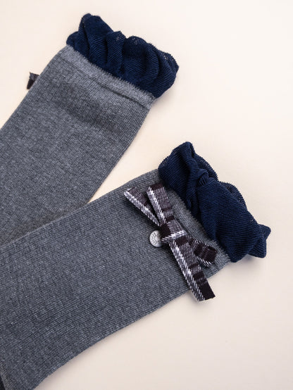 Chic Bow Women’s Cotton Crew Socks