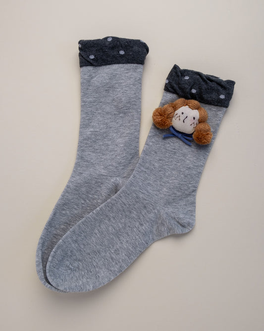 Doll Face Women’s Cotton Crew Socks
