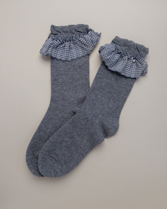 Ruffle Socks Women’s Cotton Crew Socks