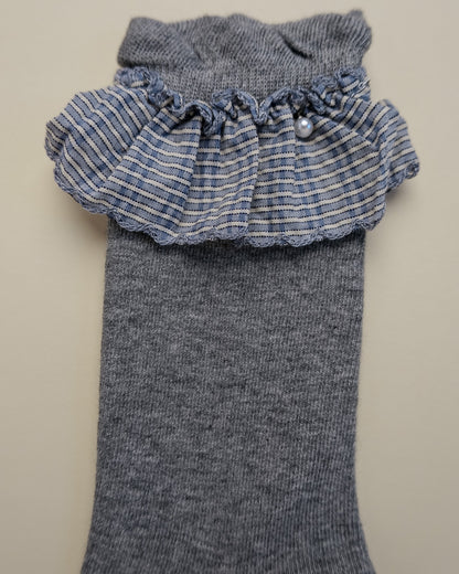 Ruffle Socks Women’s Cotton Crew Socks