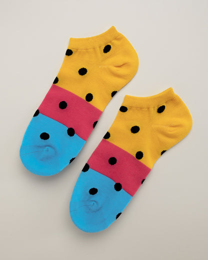 Polka Dot Women’s No Show Socks