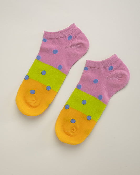Polka Dot Women’s No Show Socks