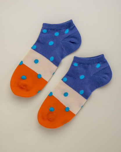 Polka Dot Women’s No Show Socks