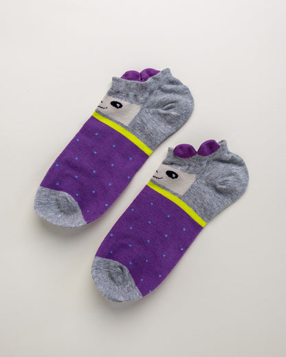 Cartoon Robot – Women’s No Show Socks