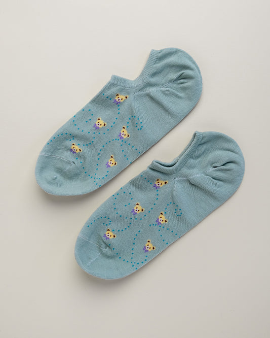 Bear Dots  Women’s No Show Socks
