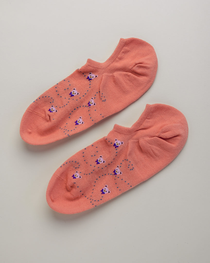 Bear Dots  Women’s No Show Socks