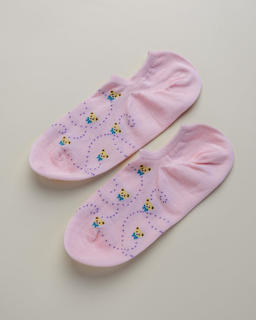 Bear Dots  Women’s No Show Socks