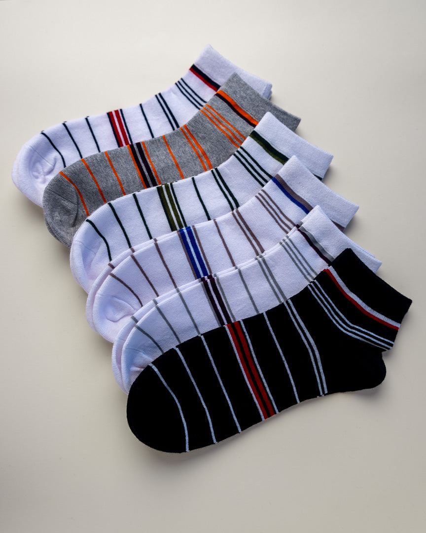 Classic Stripes – Men’s Low Cut Socks