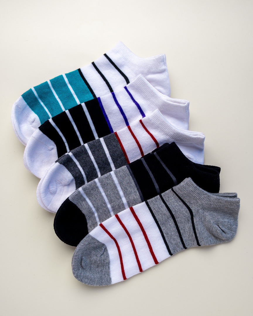 Striped Sport – Men’s No Show Socks