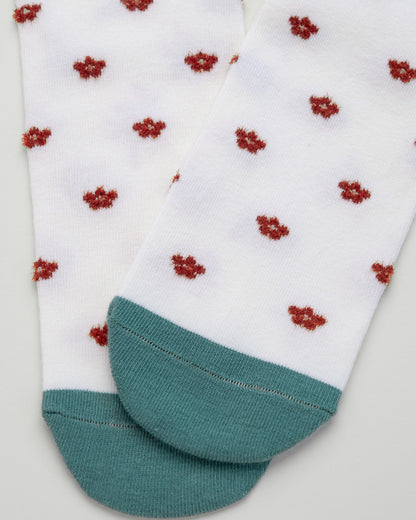 Kids’ Cartoon Girl Socks – Heel-Free Cotton Crew Style