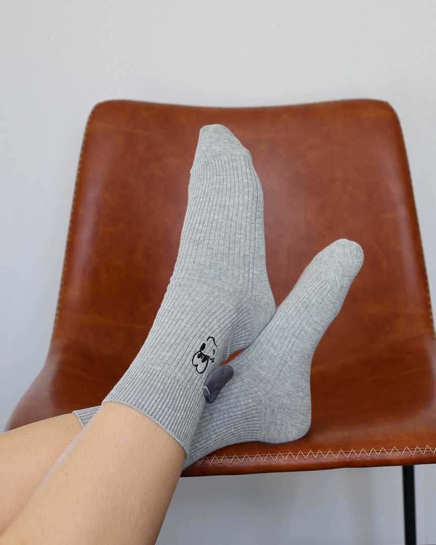 Cartoon Puppy – Women’s Crew Socks