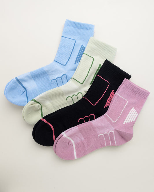 Women’s Terry Sports Crew Socks