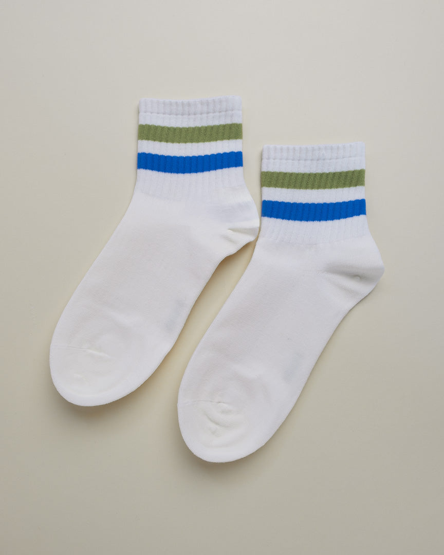 Striped Casual Sport Socks – Women’s quarter socks