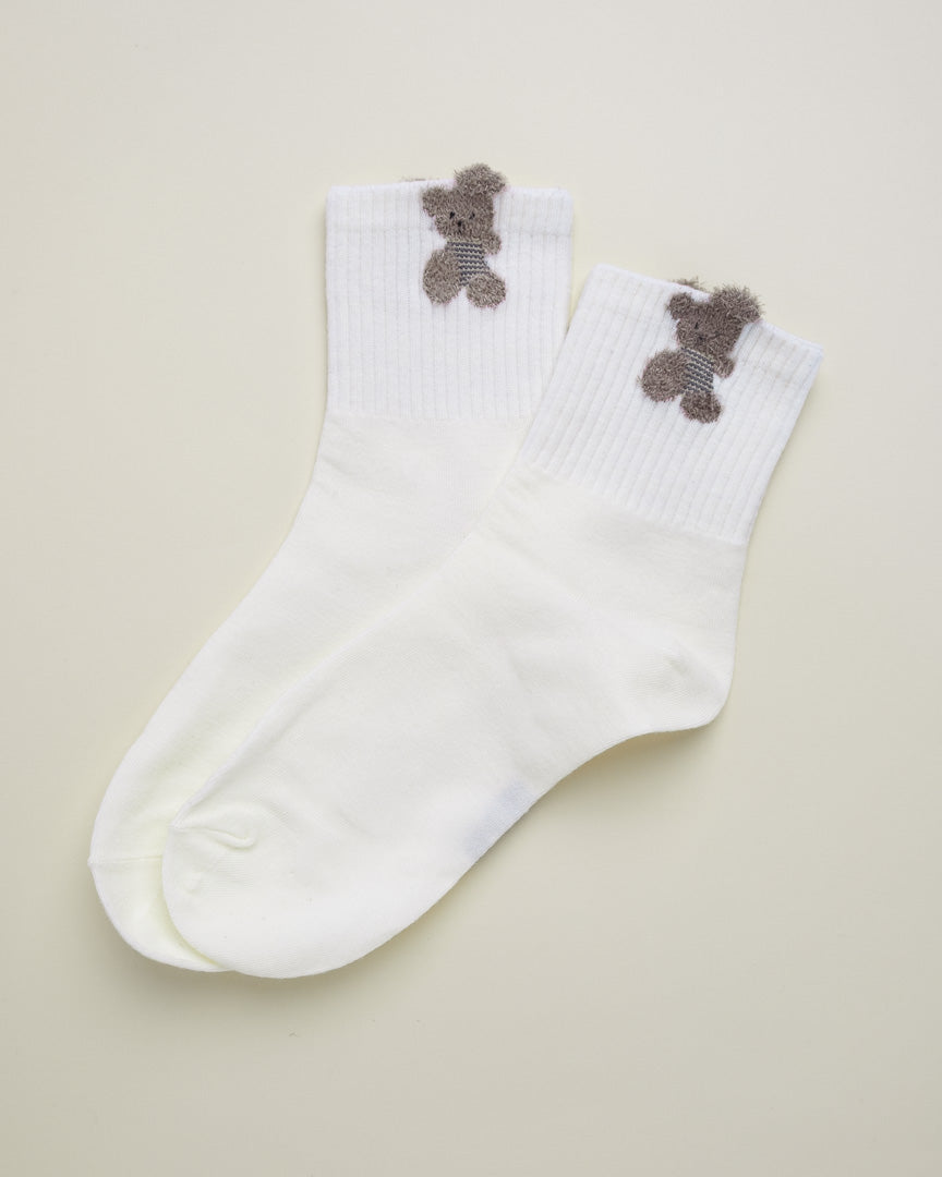 Teddy Bear – Women’s Crew Socks