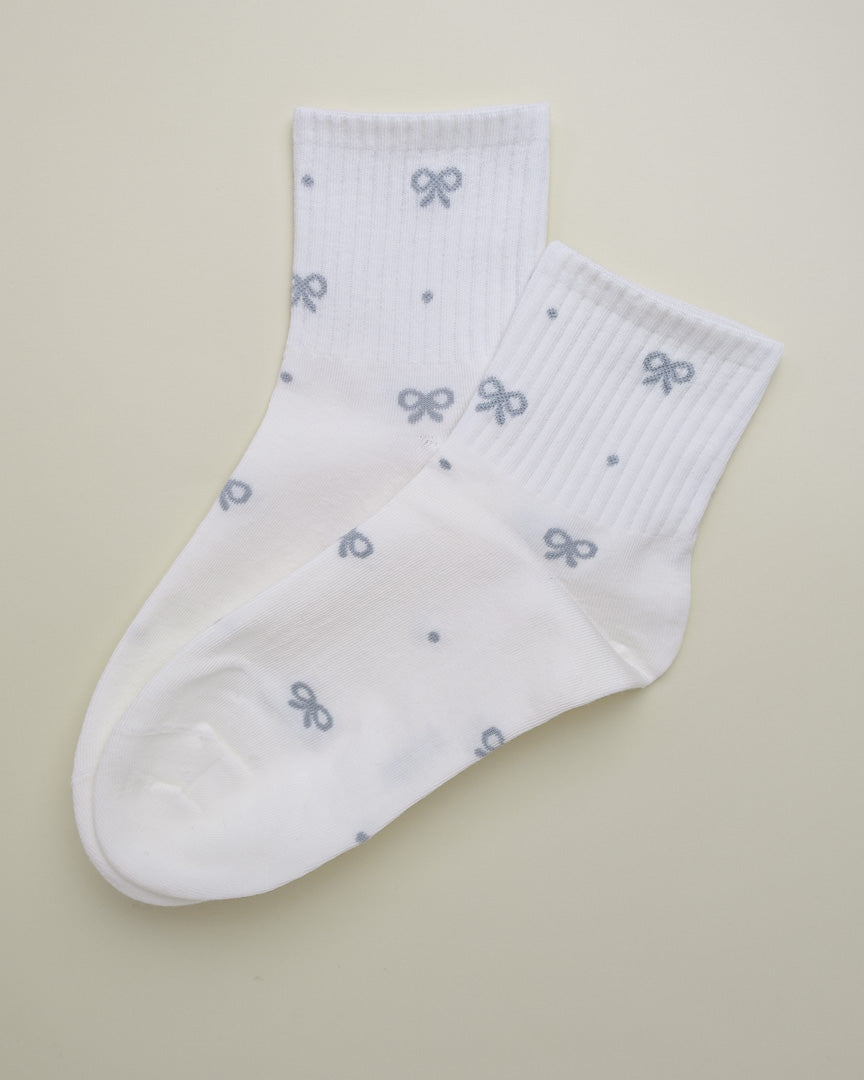 Bow Pattern – Women’s Quarter Socks