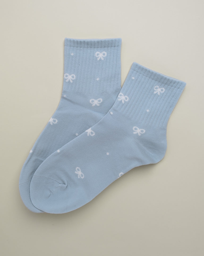 Bow Pattern – Women’s Quarter Socks