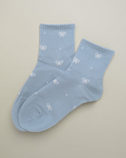 Bow Pattern – Women’s Quarter Socks