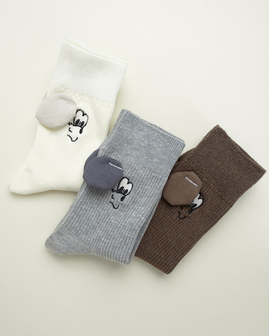 Cartoon Puppy – Women’s Crew Socks