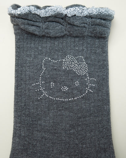 Cute Kitty Face – Women’s Cotton Crew Socks
