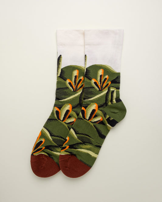 Wilderness Sketch – Women’s Crew Socks