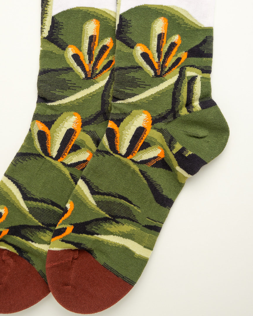 Wilderness Sketch – Women’s Crew Socks