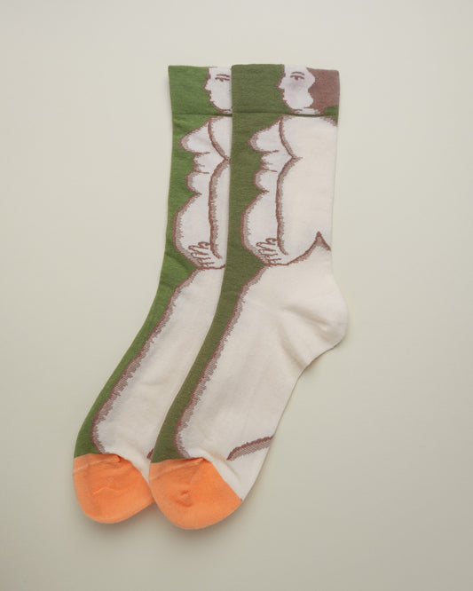 Muse Silhouette – Women’s Crew Socks
