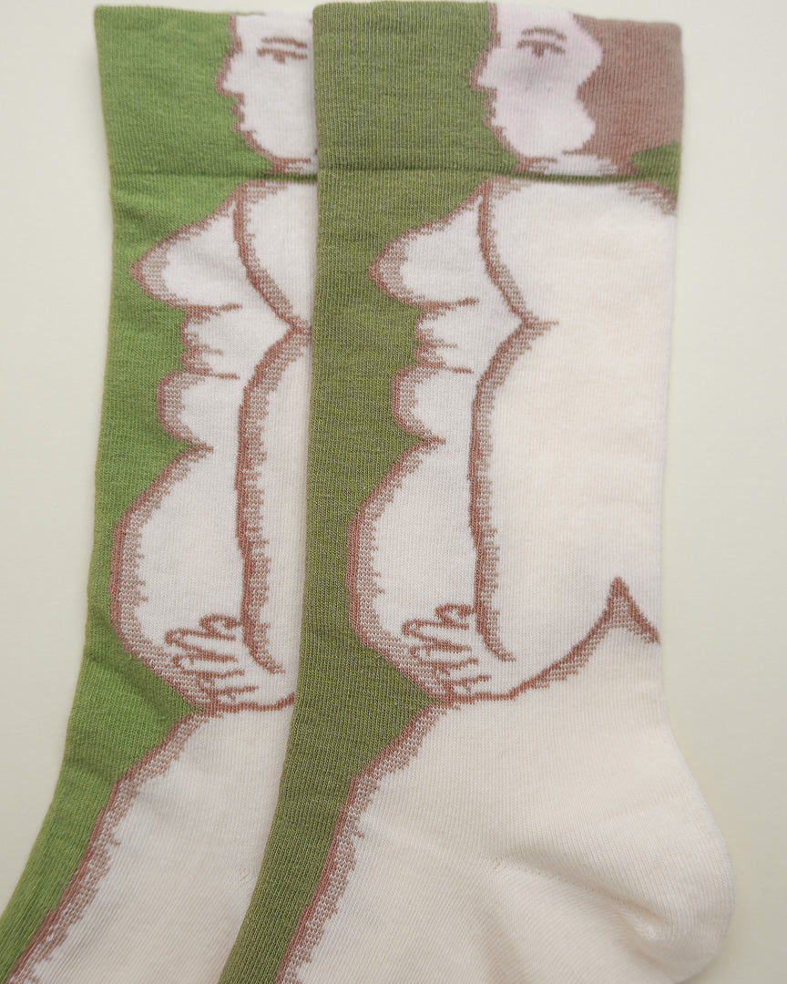 Muse Silhouette – Women’s Crew Socks