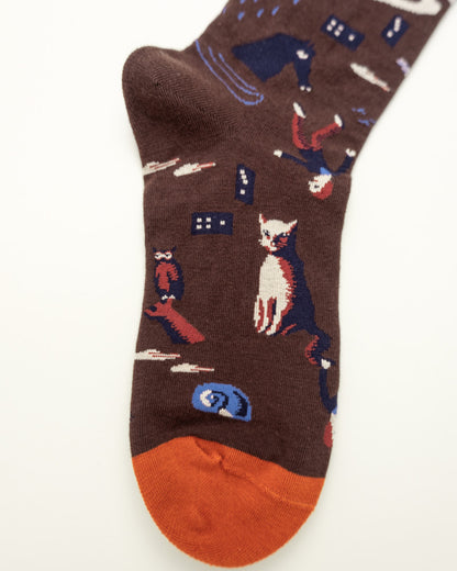 Midnight Window – Women’s Crew Socks