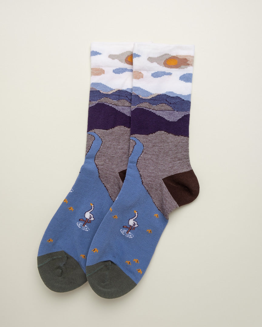 Valley Reflection – Women’s Crew Socks