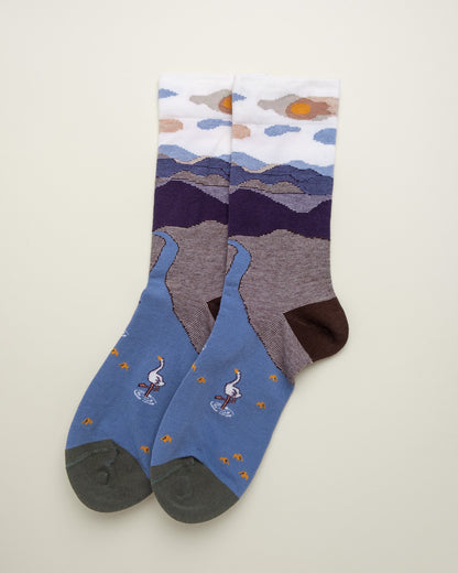 Valley Reflection – Women’s Crew Socks