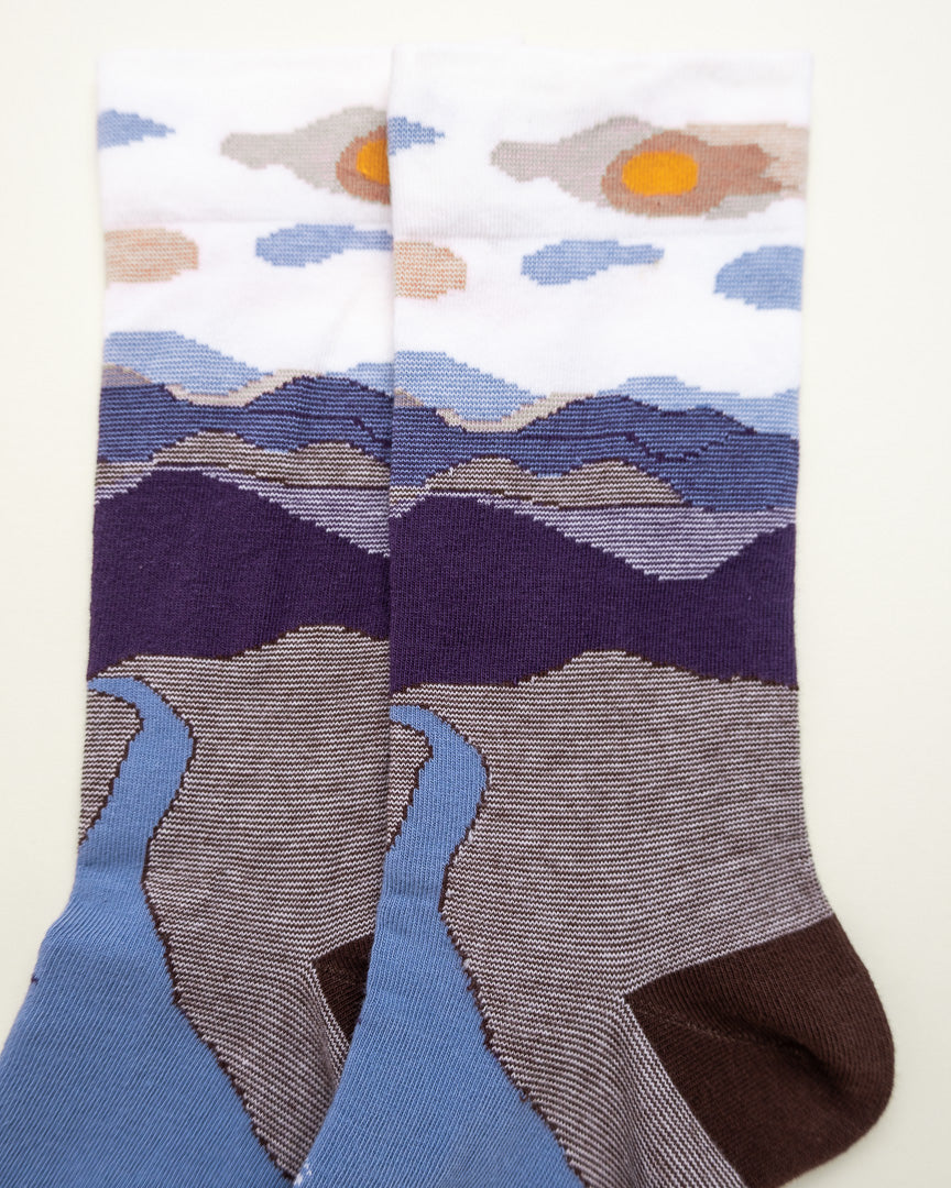 Valley Reflection – Women’s Crew Socks