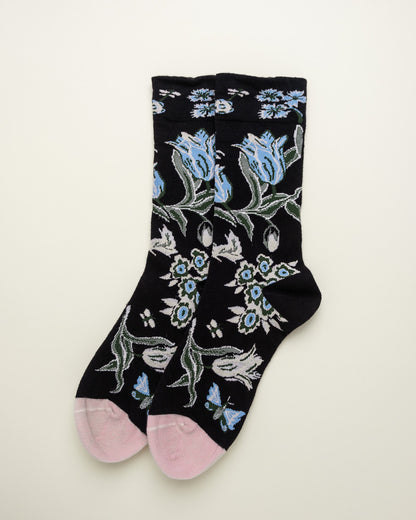 Midnight Garden – Women’s Crew Socks