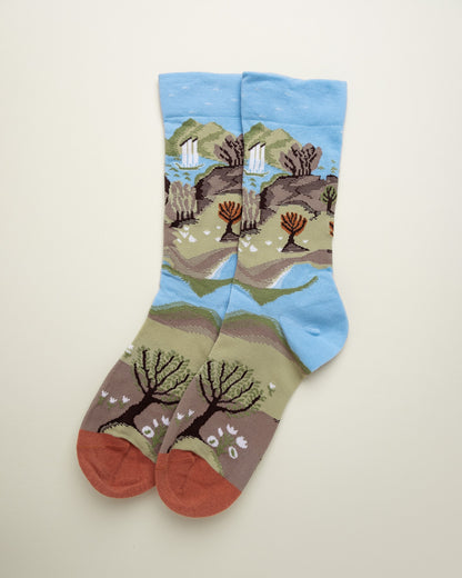 Riverside Tale – Women’s Crew Socks